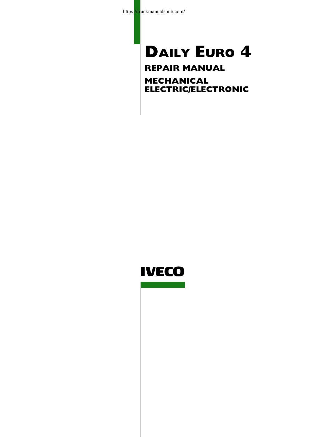 Première page de REPAIR MANUAL