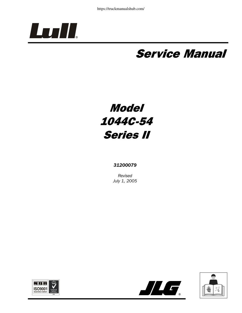 Première page de Service Manual