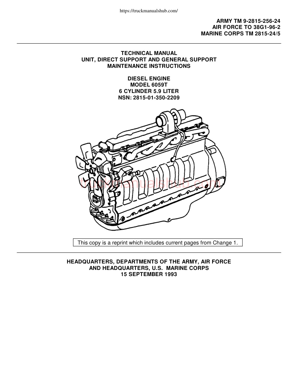 Première page de TECHNICAL MANUAL