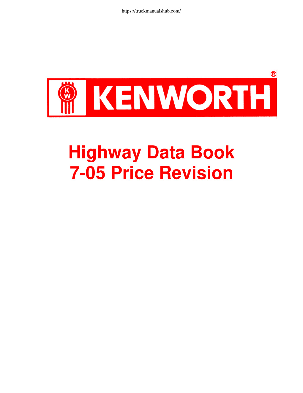 Première page de Microsoft Word - Highway Data