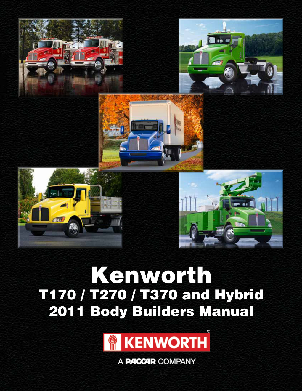Première page de 2011 Body Builders Manual