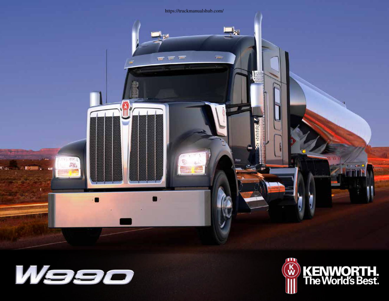 Première page de Kenworth W990 Technical Specifications Brochure.pdf