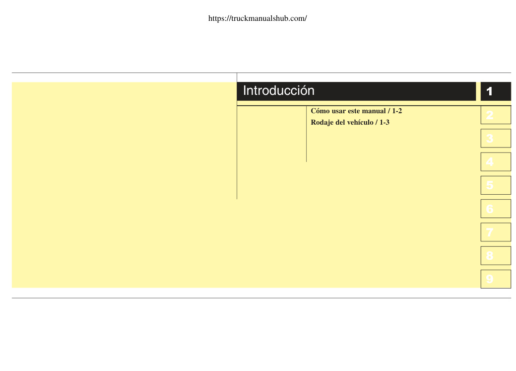 Première page de CÓMO USAR ESTE MANUAL