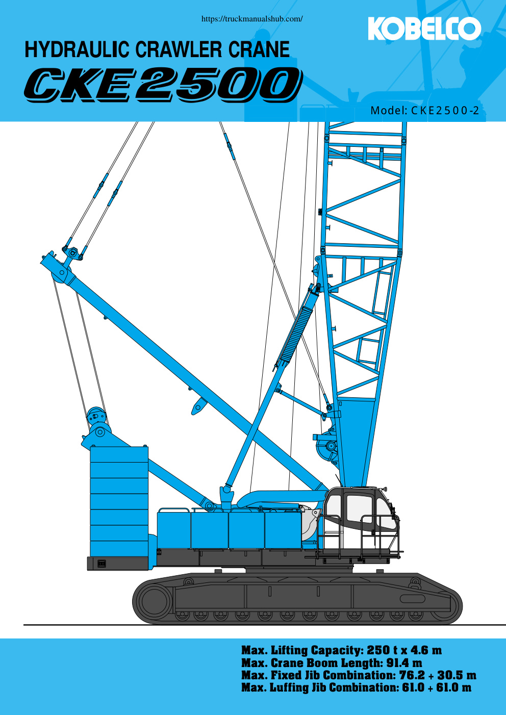 Première page de HYDRAULIC CRAWLER CRANE