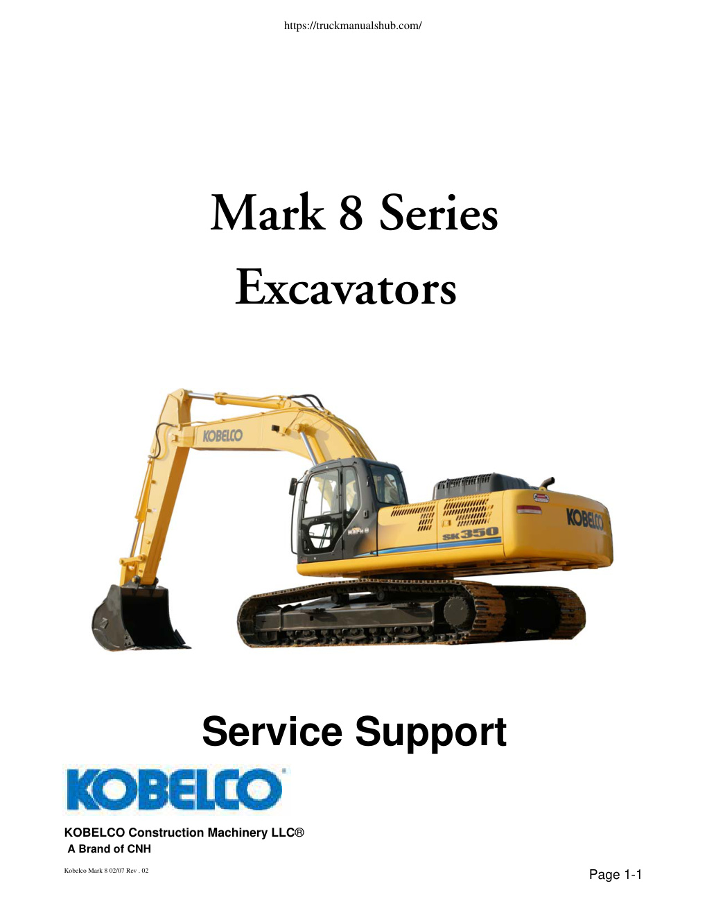 Première page de Service Support