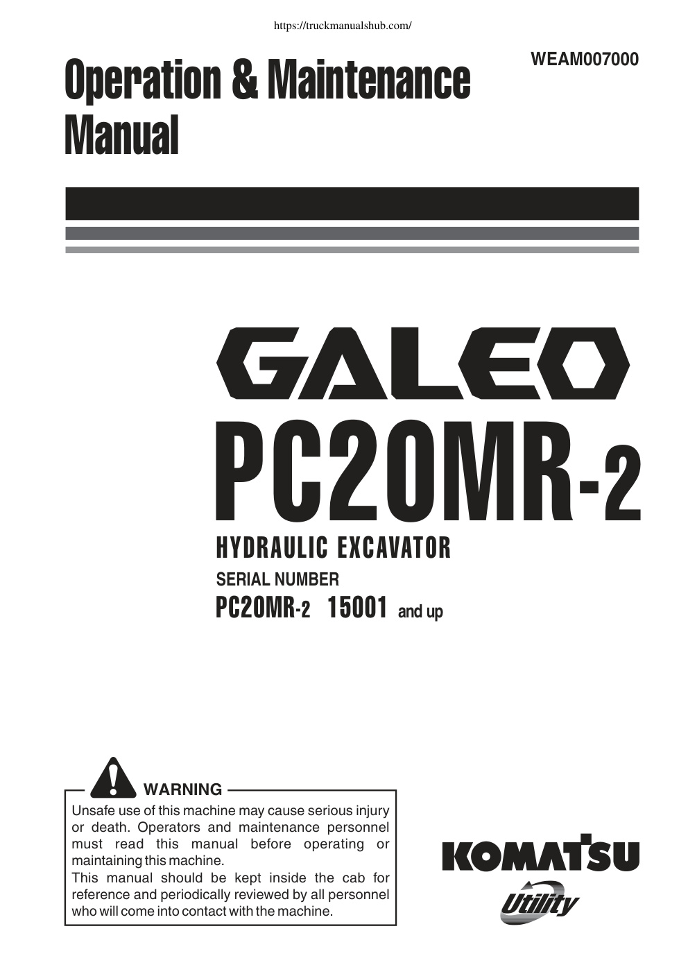 Première page de WEAM007000