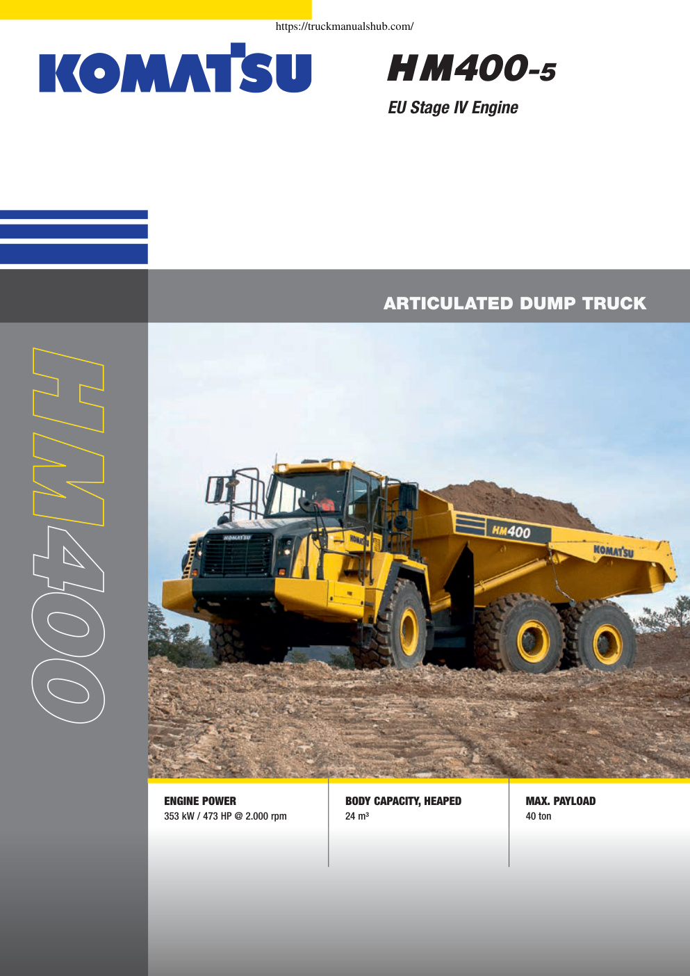 Première page de ARTICULATED DUMP TRUCK