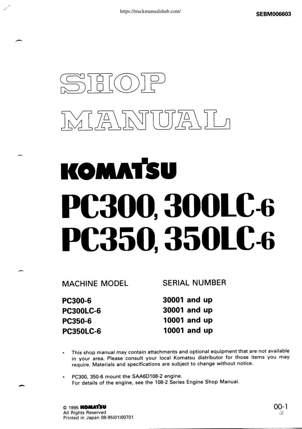 Première page de PC300, SOOLC 6
