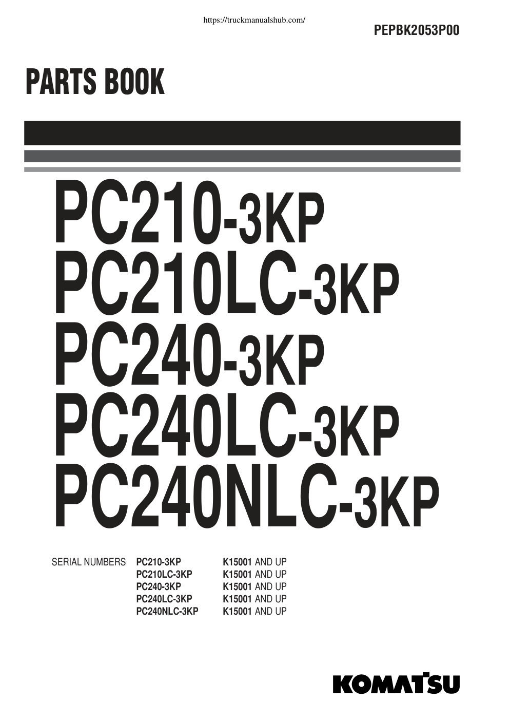Première page de SERIAL PARTS