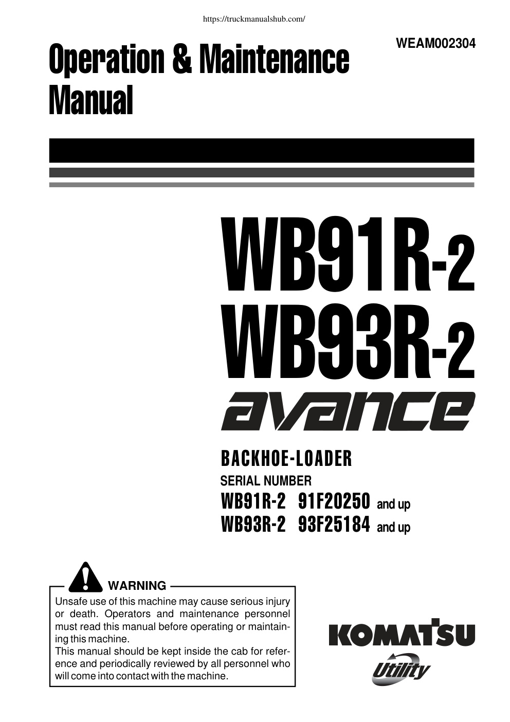 Première page de WEAM002304