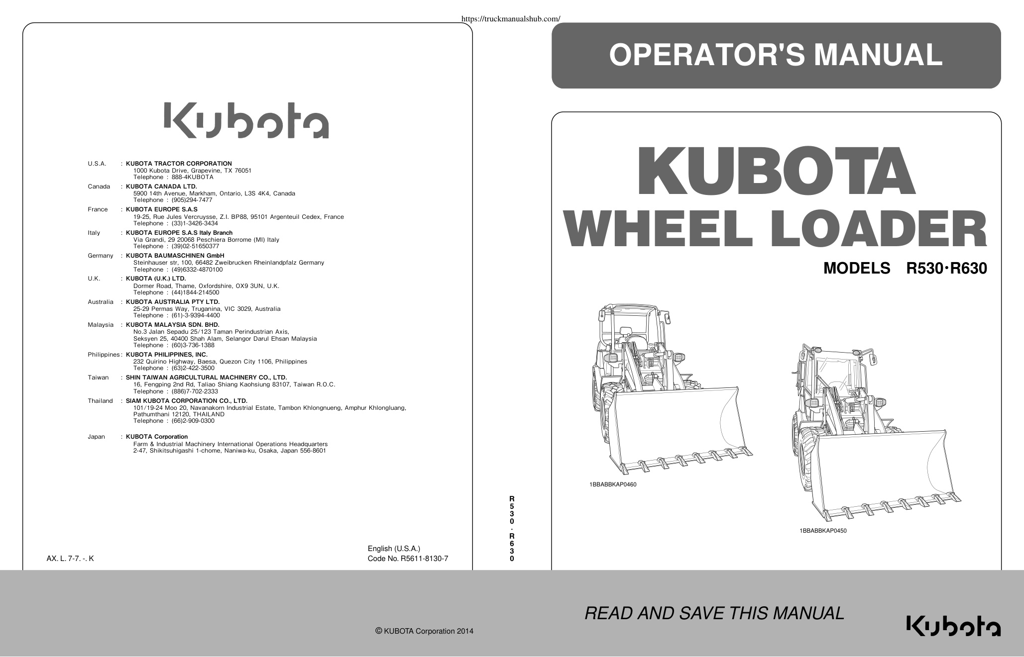 Première page de OPERATOR'S MANUAL