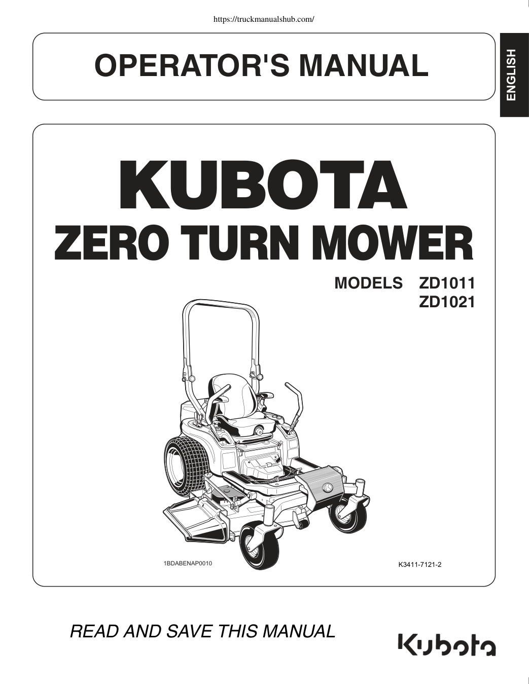 Première page de OPERATOR'S MANUAL