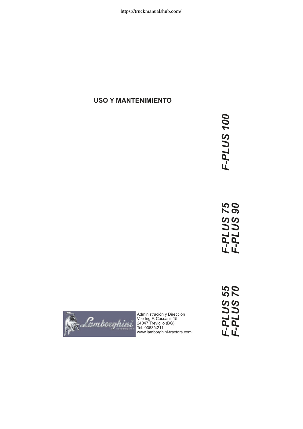 Première page de USO Y MANTENIMIENTO
