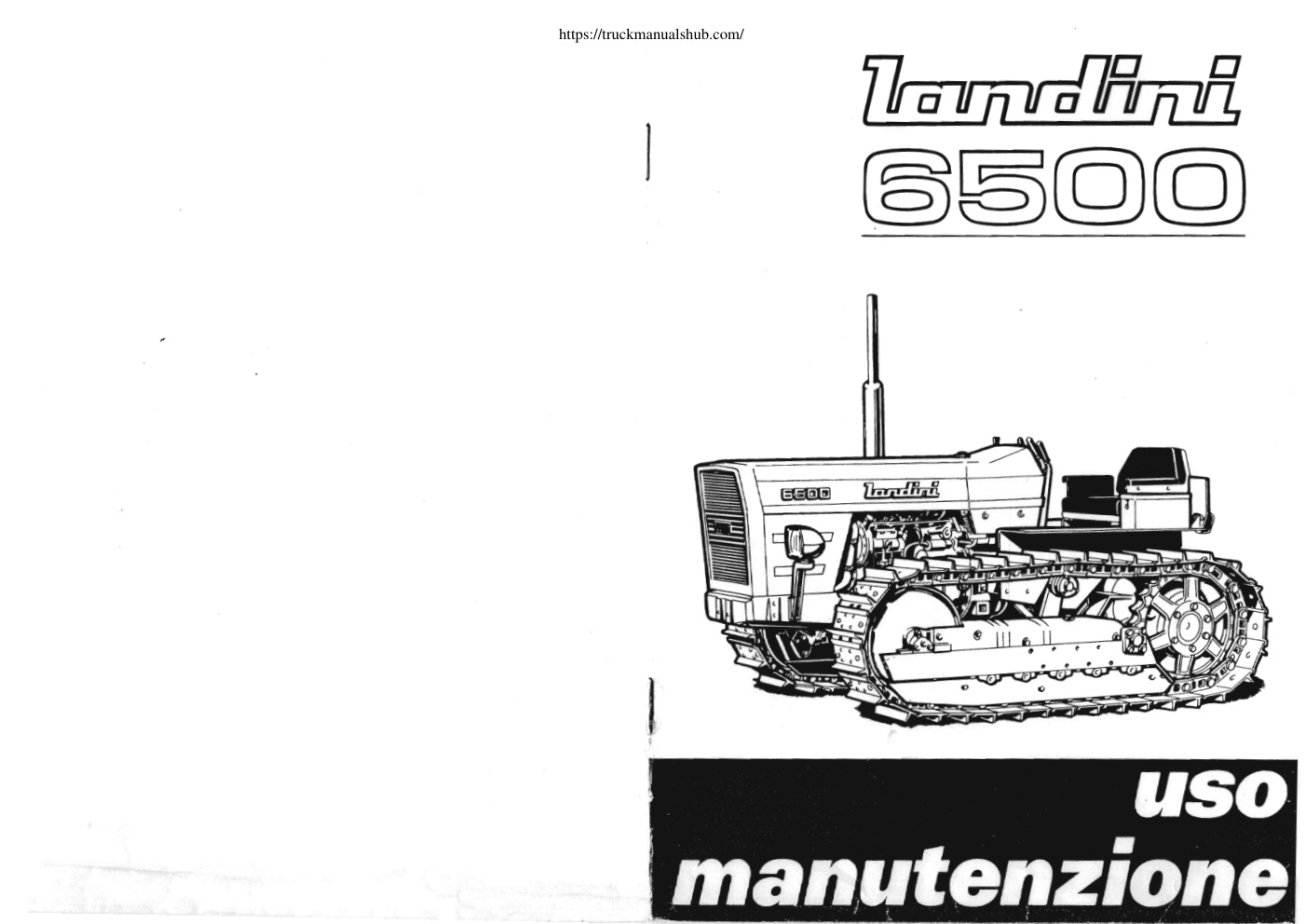 Première page de Landini 6500 Serie Operation and Maintenance Manual.pdf