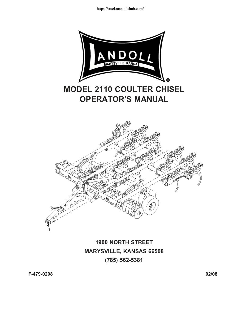 Première page de 2110 coulter chisel