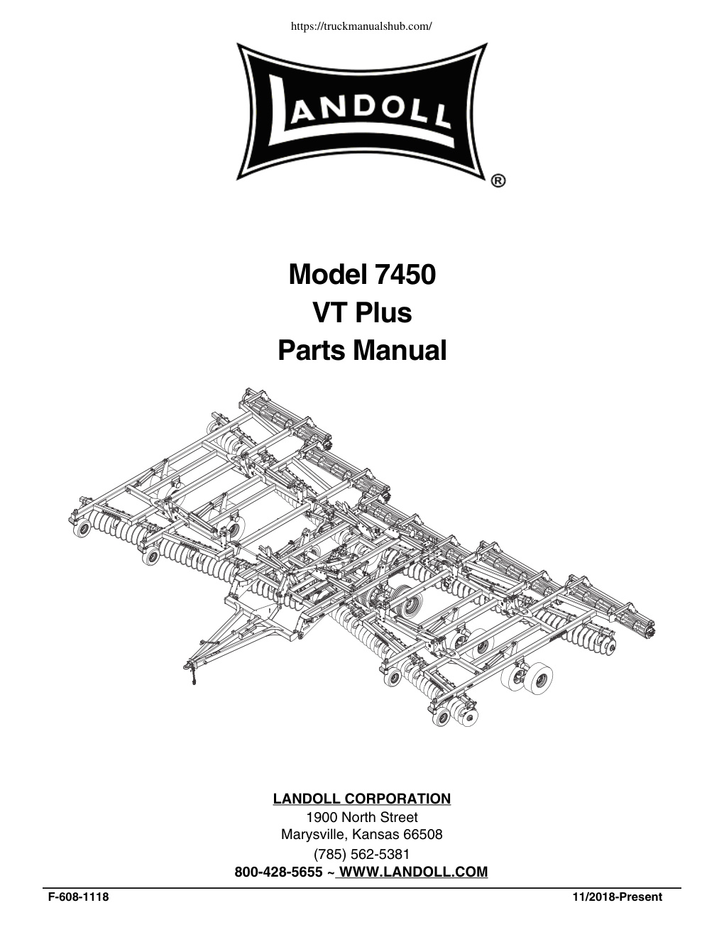 Première page de 7450_VT_Plus_Parts.book