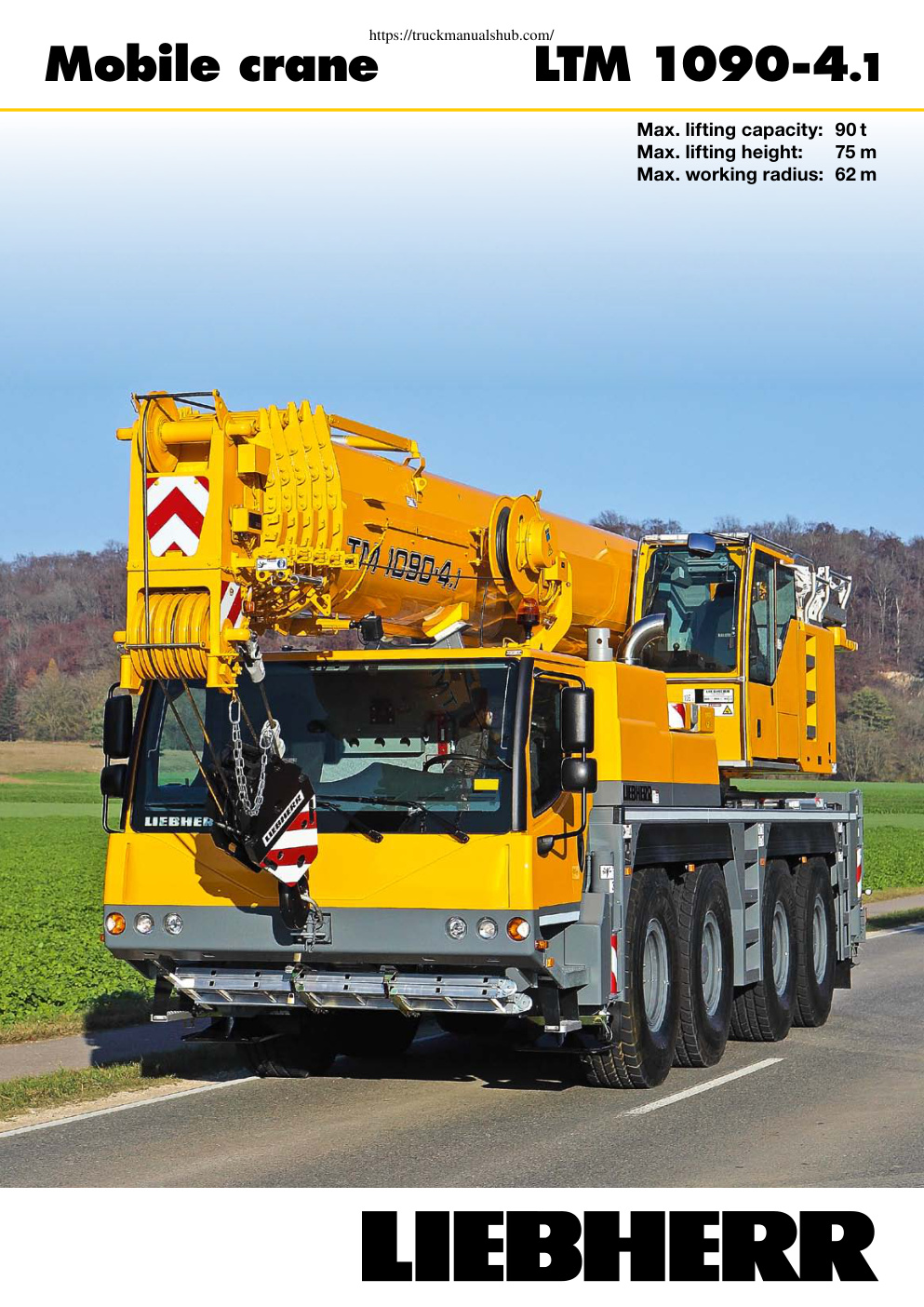 Première page de Liebherr 90 Ton Mobile Crane Load Chart.pdf
