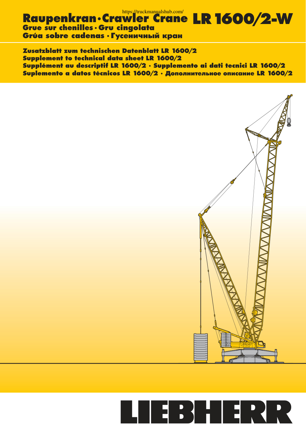 Première page de Liebherr LR 1600 2F2-W Load Chart.pdf