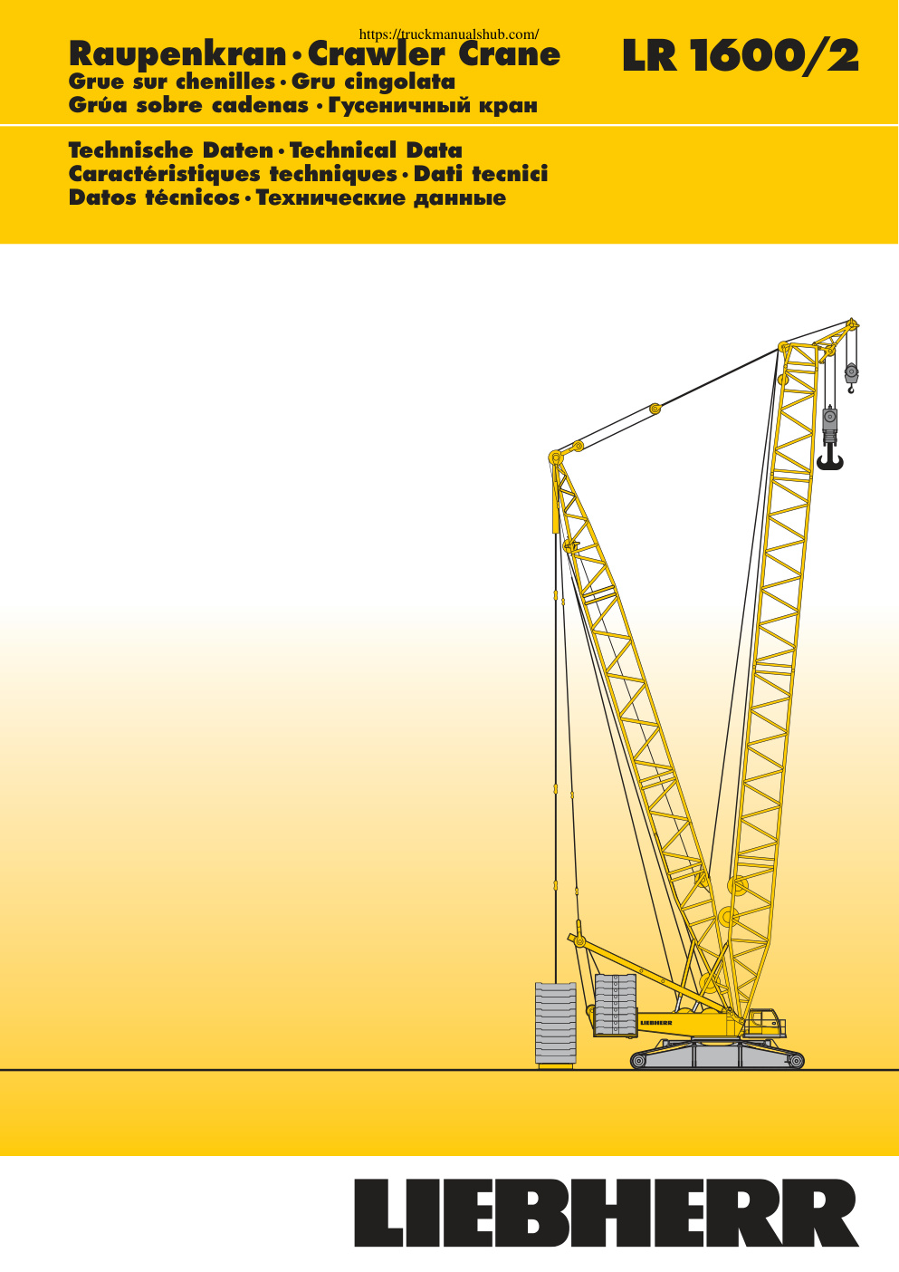 Première page de Liebherr LR 1600-2F2 Load Chart.pdf