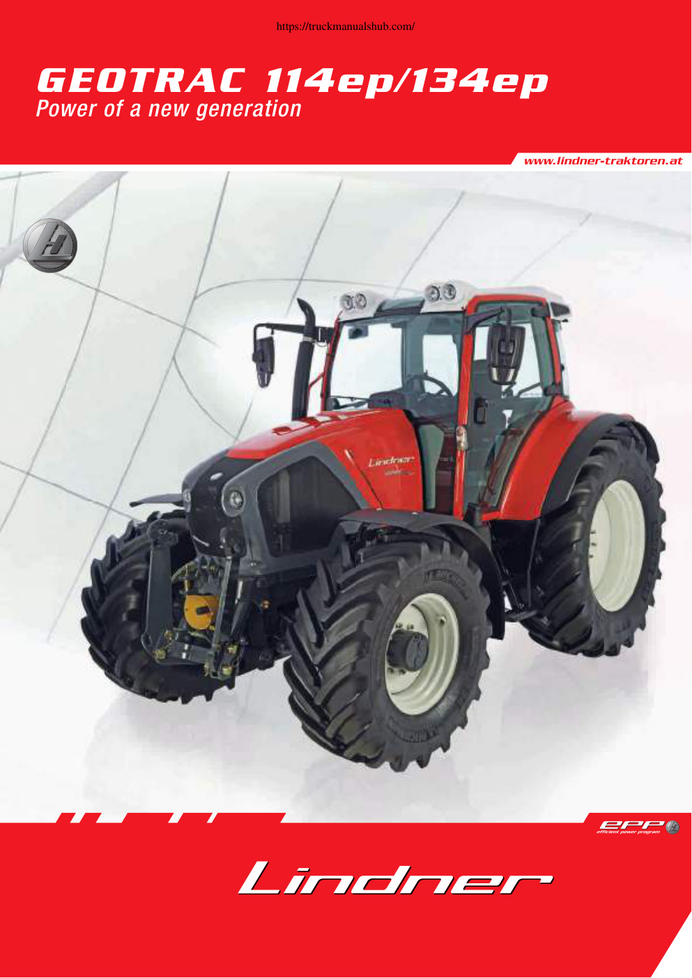 Première page de LIN-12-3158 Geotrac 124/134 englisch A4 4c_v3.indd