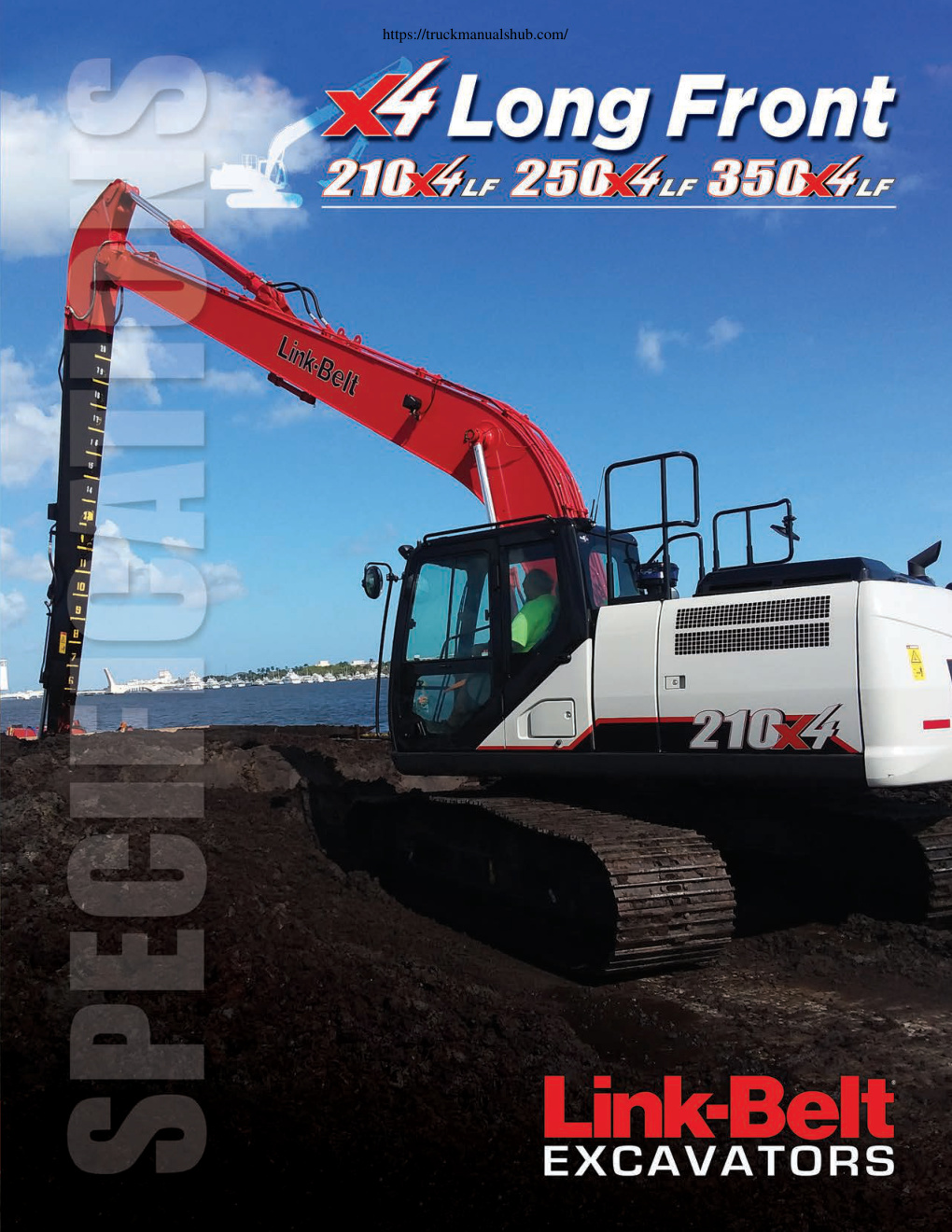 Première page de Link-Belt X4 Long Front Technical Specifications.pdf