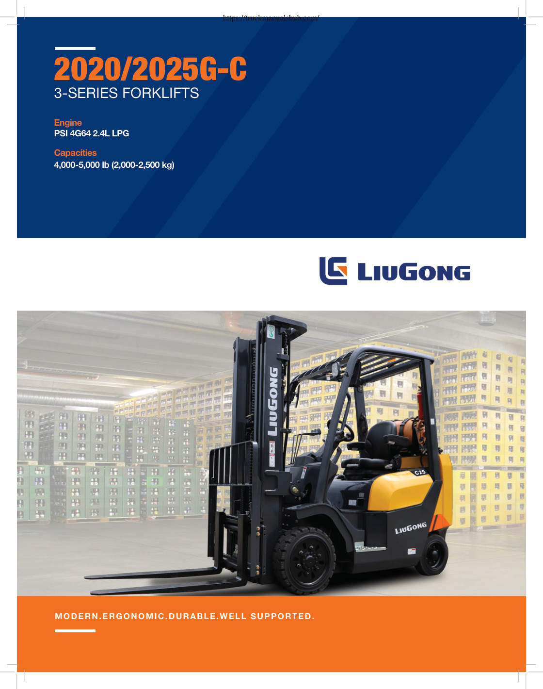 Première page de 3-SERIES FORKLIFTS
