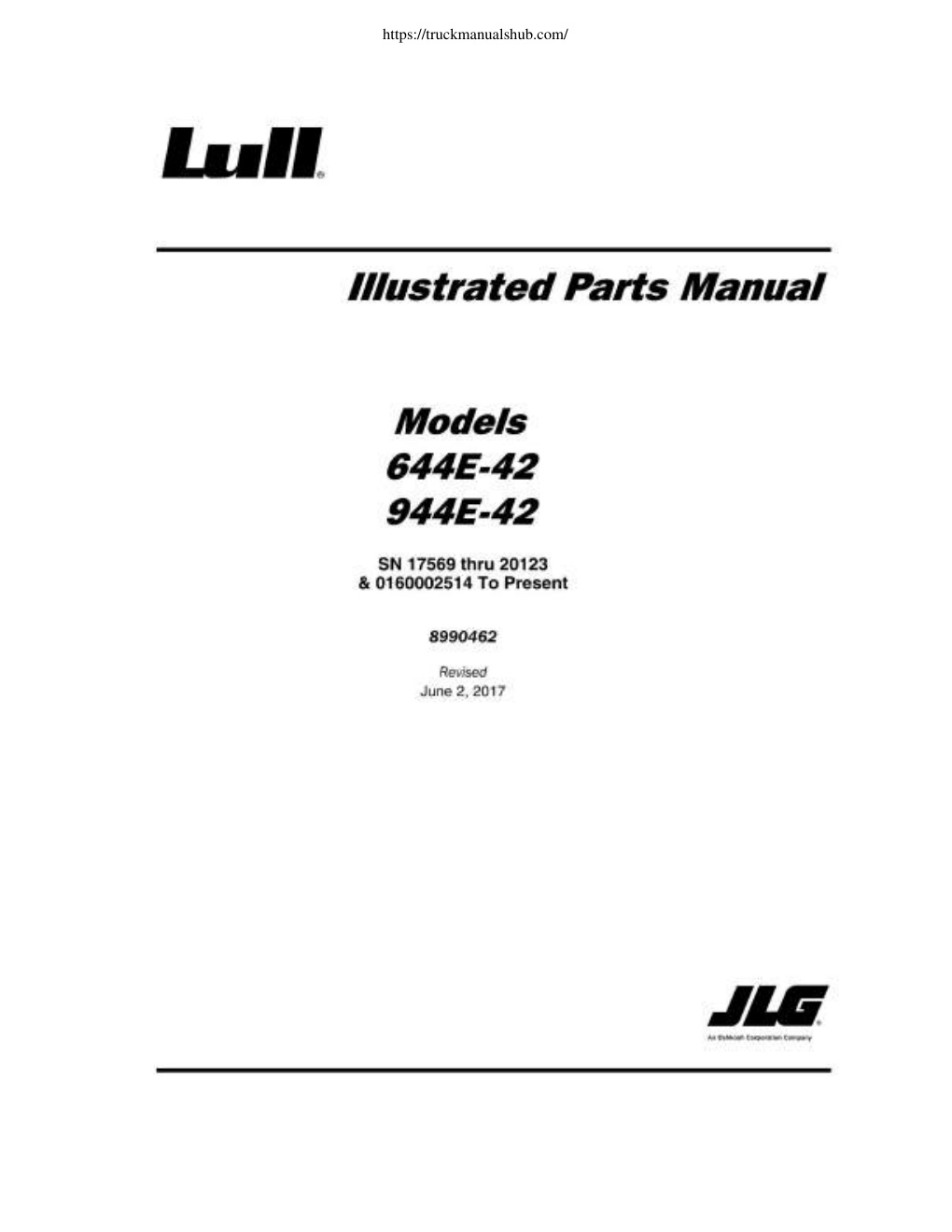 Première page de {Hustrated Parts Manual